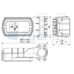 NEW LZD 2789/R2 CLEOfront front lamp, tube version