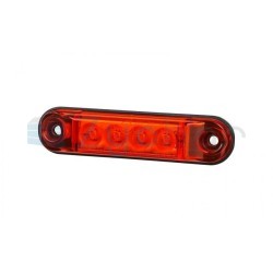 Lampa obrysowa typu SLIM LD 2329 Czerwona do przyczep