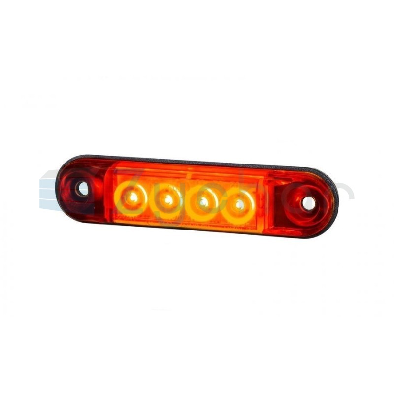 Lampa obrysowa typu SLIM LD 2329 Czerwona do przyczep