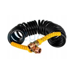 Przewód hamulcowy pneumatyczny spiralny M22x1.5, 7m do przyczep, żółty