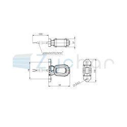 Lampa obrysowa LDCC 2777 PRAWA