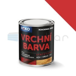 Farba nawierzchniowa ROKO Rokoemail S 2013 - 8140 czerwona 0.72KG