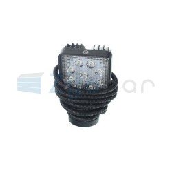 LED-Arbeitsleuchte Rechteckig, 9 LEDs auf einem Magneten