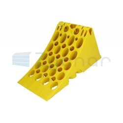 Klin koła G53 plastikowy ZÓŁTY 470x201x225