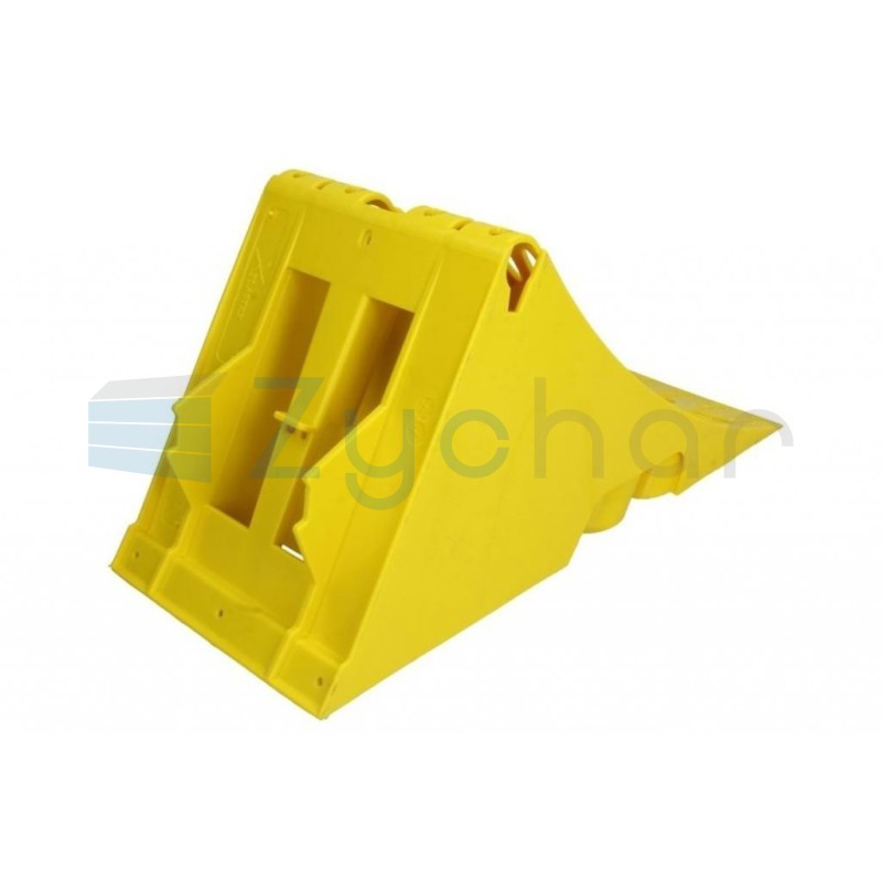 Klin koła G53 plastikowy ZÓŁTY 470x201x225