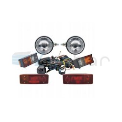 Instalacja elektryczna, wiązka URSUS C-360 lampy. Podłączenie pod alternator